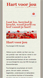 Mobile Screenshot of hartvoorjou.com