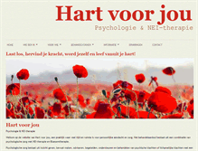 Tablet Screenshot of hartvoorjou.com